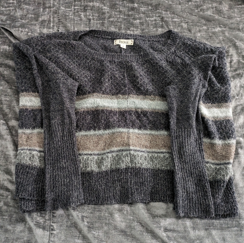 Decree L oversize-width sweater